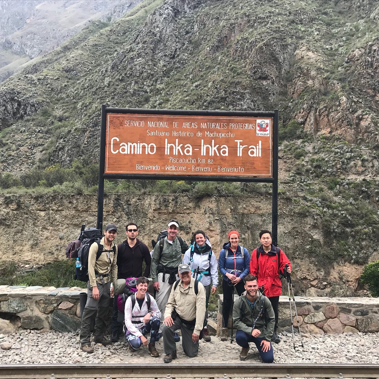 Km 82 Piscacucho, official starting point of the 4-day Inca Trail trek