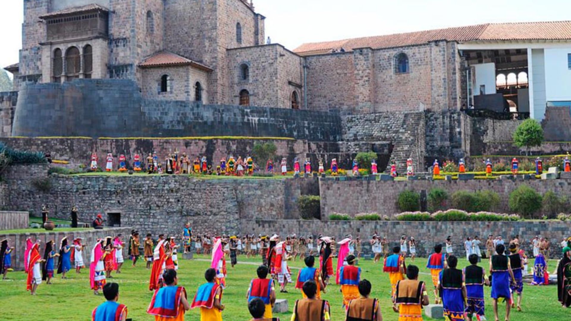 Opening ceremony of Inti Raymi at the Qorikancha temple